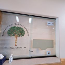 The front window