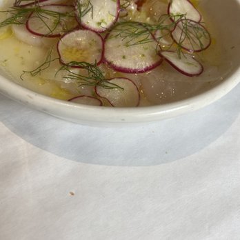 Herbsaint - Scallop Crudo - French Near Me - New Orleans, Louisiana Herbsaint - Scallop Crudo - French Near Me - New Orleans, Louisiana