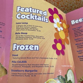 Petals Pool Bar - Menu - Bars Near Me - Lake Buena Vista, Florida Petals Pool Bar - Menu - Bars Near Me - Lake Buena Vista, Florida