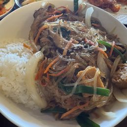 Japchae, veggies only Japchae, veggies only