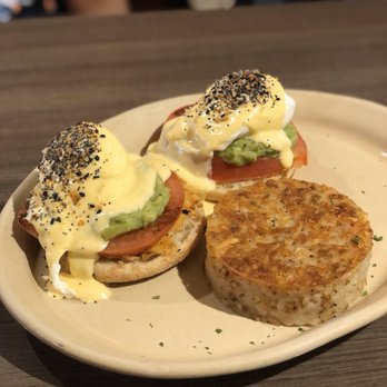Snooze, an A.M. Eatery - Avocado Eggs Benedict - Breakfast & Brunch Near Me - Tustin, California