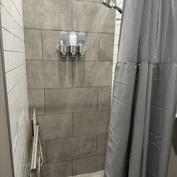 Restore Hyper Wellness - Shower in separate room from sauna, but personally yours. Has locks for both rooms and rooms are adjoining.