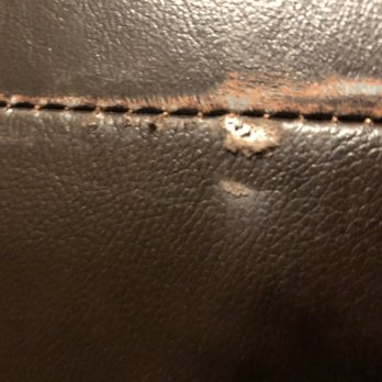 AB Moving - Plano - Damaged leather couch - Movers Near Me - Plano, Texas