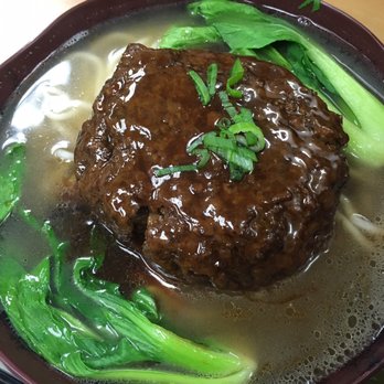 Wu' s Shanghai Dumpling - Lion's head noodle soup $5.95 Huge giant meatball, I couldn't finish it all. Really yum - Shanghainese Near Me - Edison, New Jersey