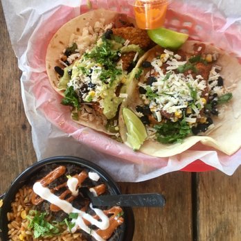 Torchy's Tacos - Mr. Orange and The Hipster with Rice and Beans on the side! Delicious! - Tex-Mex Near Me - Austin, Texas Torchy's Tacos - Mr. Orange and The Hipster with Rice and Beans on the side! Delicious! - Tex-Mex Near Me - Austin, Texas