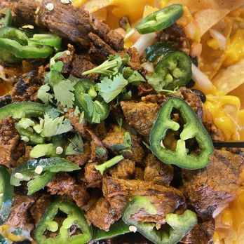 Final Draft Brewing Company - Beef nachos with jalapeños - Breweries Near Me - Redding, California Final Draft Brewing Company - Beef nachos with jalapeños - Breweries Near Me - Redding, California