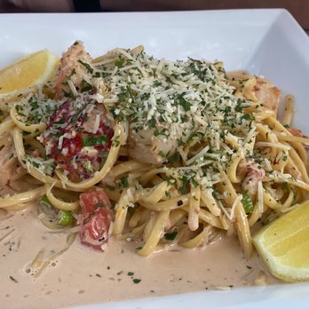 The Blue Lion - Seafood scampi - New American Near Me - Jackson, Wyoming