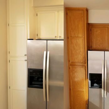 RMS Painting - Before and after. It makes the kitchen look new again! - Painters Near Me RMS Painting - Before and after. It makes the kitchen look new again! - Painters Near Me