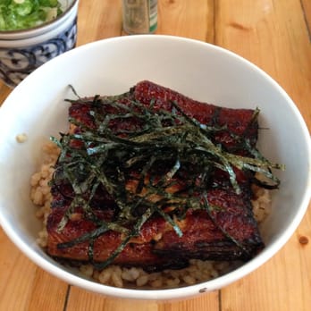 Fukada - Unagi don with organic brown rice. So delicious! - Japanese Near Me - Irvine, California Fukada - Unagi don with organic brown rice. So delicious! - Japanese Near Me - Irvine, California