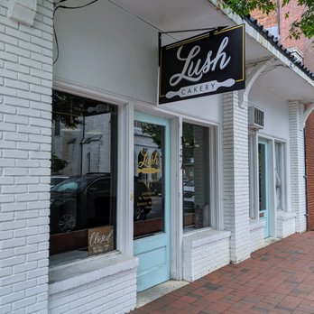 Lush Cakery - Outside. Storefront. Entrance. Located just off Marietta Square. Free street parking available outside. - Custom Cakes Near Me - Marietta, Georgia