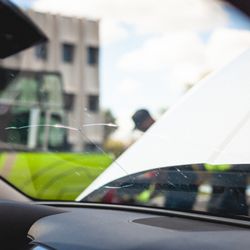 Gryath Glass - Cracked windshield on a 2023 Hyundai Tucson