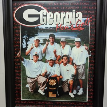 UGA Golf Course - Inside the public clubhouse. UGA men's golf team, 1999 national champions. - Golf Near Me - Athens, Georgia