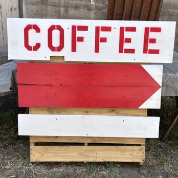 Coffee Encounters - Our road sign - Coffee & Tea Near Me - Fall River Mills, California