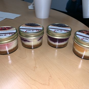 Val's Cheesecakes - Classic Strawberry, Royal Lane, Classic Blueberry, Turtle - Desserts Near Me - Dallas, Texas