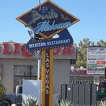 Bonito Michoacan - this is on the front of the restaurant great pictures you can take with all your loved ones - Mexican Near Me - Las Vegas, Nevada