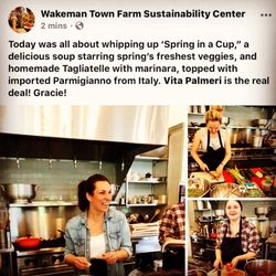 Wakeman Town Farm - Italian cooking class! Lunch and learn