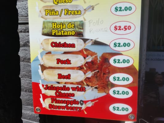 Menu photo 2 Tamales El Mexico San Diego, CA Menu photo 2 Tamales El Mexico San Diego, CA