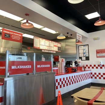 Five Guys - Dining room, counter - Burgers Near Me - Louisville, Kentucky