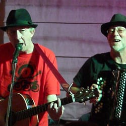 Thursday night's resident band, The Bourbon Street Preachers - playing popular blues and blues-rock covers.
