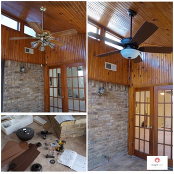 Bright Light Electric - Patio lighting updated - Electricians Near Me