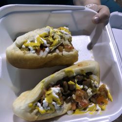 Two Girls One Bun - Sonoran Hot Dogs