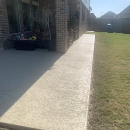 Concrete patio extension