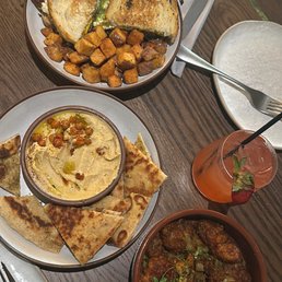 Spring Spritz, Hangover Sando, Moroccan Hot Chicken, and Ela's Hummus (Crisp Chickpea and Sumac) Spring Spritz, Hangover Sando, Moroccan Hot Chicken, and Ela's Hummus (Crisp Chickpea and Sumac)