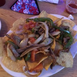 Steak Fajitas nachos