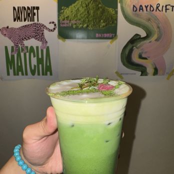 Daydrift - Pandan Matcha Latte - Coffee & Tea Near Me - Costa Mesa, California