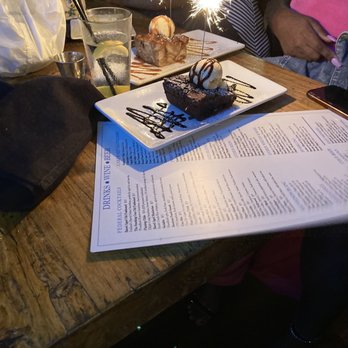 Federal American Grill - Birthday cake - New American Near Me - Katy, Texas