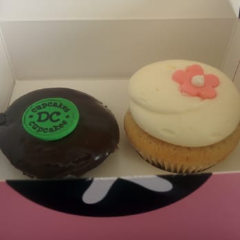 Georgetown Cupcake - Chocolate ganache surprise / cherry blossom - Bakeries Near Me - Bethesda, Maryland