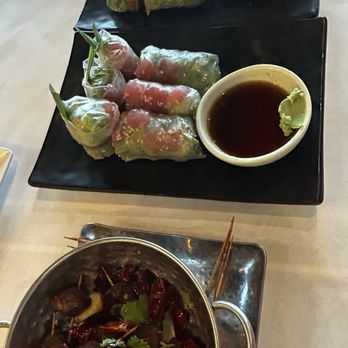 Garlic and Chives - Tuna and Salmon Belly Rolls (2 Rolls) Spicy Garlic Toothpick Lamb - Vietnamese Near Me - Garden Grove, California Garlic and Chives - Tuna and Salmon Belly Rolls (2 Rolls) Spicy Garlic Toothpick Lamb - Vietnamese Near Me - Garden Grove, California
