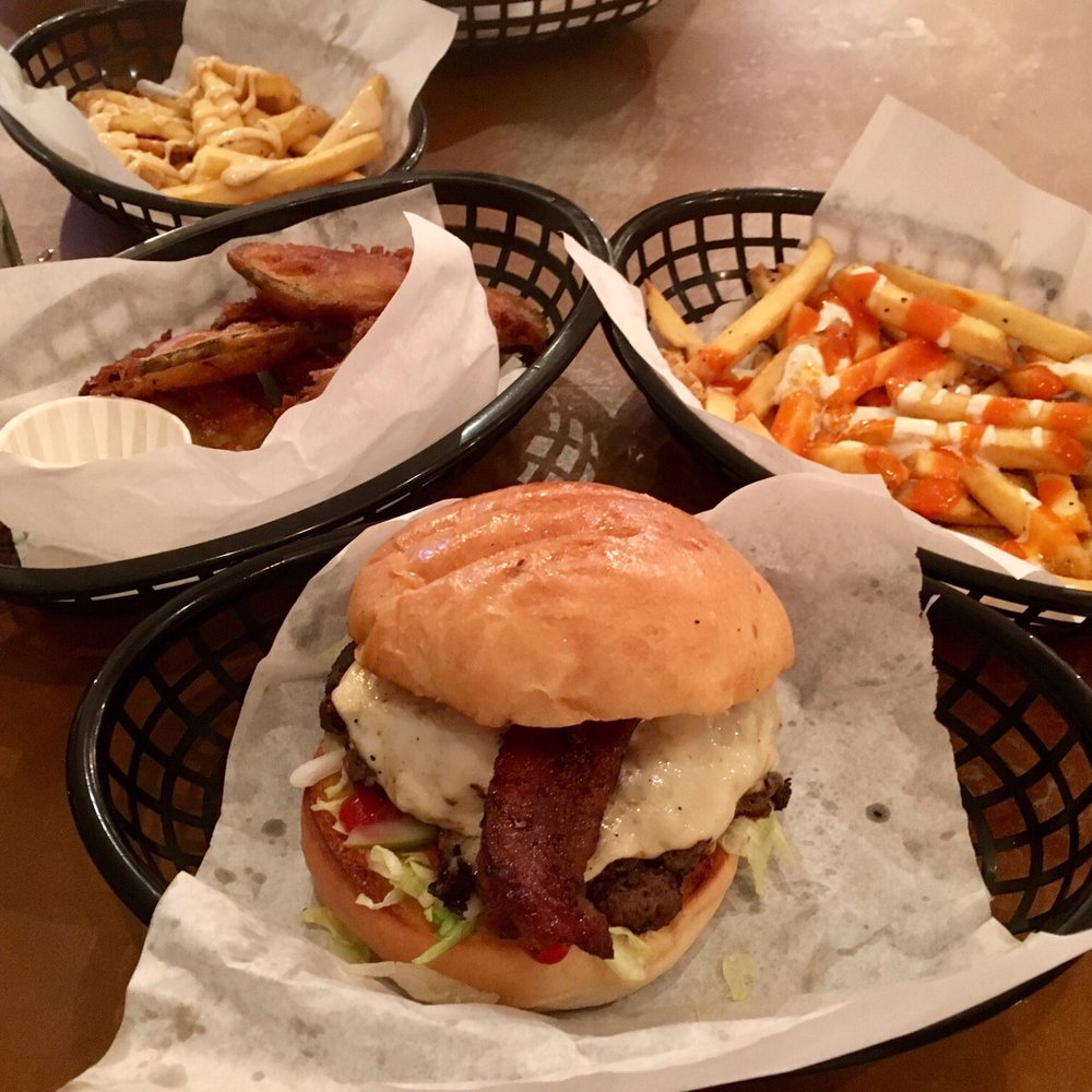 The Meat Shack - Oh my daaaays that  plus blue cheese fries and fried pickles - Burgers Near Me - Birmingham, XWM