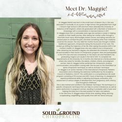 Solid Ground Chiropractic - Meet Dr. Maggie!