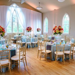 Event Rents - Gold Chiavari Chairs, Satin Lamour linens