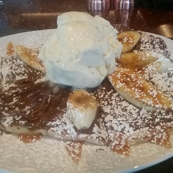 110 Grill - This is the banana flatbread dessert - New American Near Me - Leominster, Massachusetts