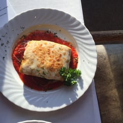 Food For Thought at ThunderHawk - Spinach lasagna