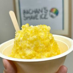 Bachan's Shave Ice - Mango w/Condensed Milk