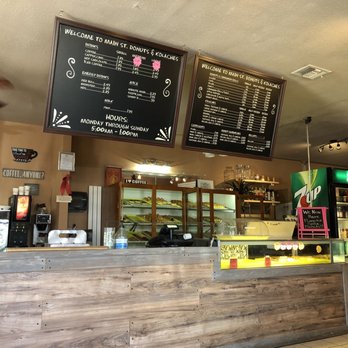 Main St. Donuts & Kolaches - Menu and Cashier - Donuts Near Me - Blanco, Texas