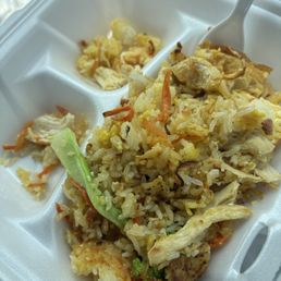 Chicken fry rice.
