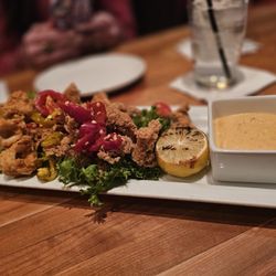 Redstone American Grill - Spicy calamari