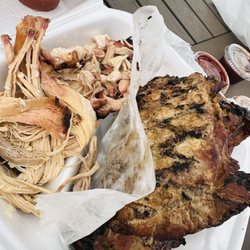 Jerome's Fine Swine and BBQ - Four meat platter