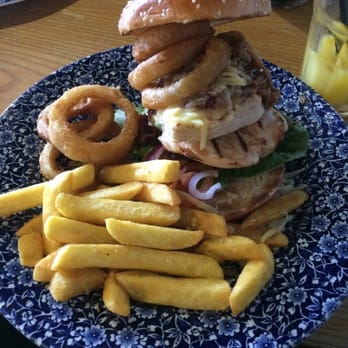 The Black Bull Inn - Hog chicken burger !!! - Pubs Near Me - Bangor, GWN