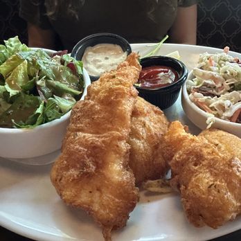Thirsty Lion - Desert Ridge - Beer Battered Fish & Chips. Hard to find really good fish and chips. They have it. You should get it. - American Near Me - Phoenix, Arizona Thirsty Lion - Desert Ridge - Beer Battered Fish & Chips. Hard to find really good fish and chips. They have it. You should get it. - American Near Me - Phoenix, Arizona