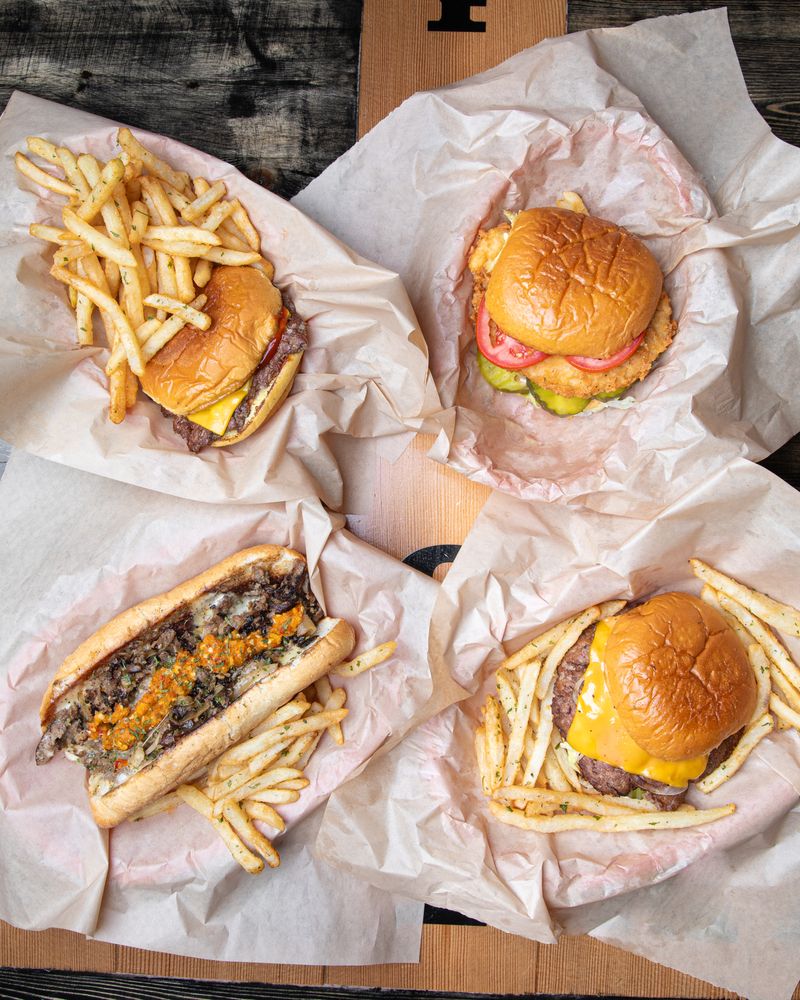 Food from New Burbs Burgers