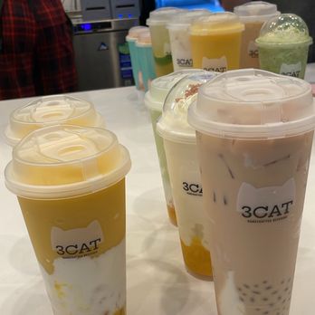 3CAT Handcrafted Beverage - Bubble Tea Near Me - Arcadia, California
