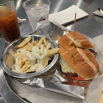Twisted Ranch - cool ranch chicken sandwich w/ ranch pasta salad - Bars Near Me - St. Louis, Missouri Twisted Ranch - cool ranch chicken sandwich w/ ranch pasta salad - Bars Near Me - St. Louis, Missouri