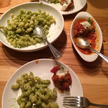 GIA MIA - Wheaton - Pesto cavatappi pasta and veal meatballs -- Probably wouldn't get either again. - Italian Near Me - Wheaton, Illinois