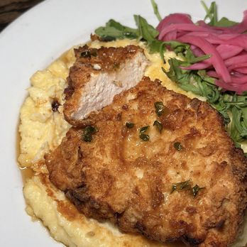 Biddy O'Malley's - Jalapeno Fried Chicken with Grits (summer menu) - Irish Pub Near Me - Northvale, New Jersey