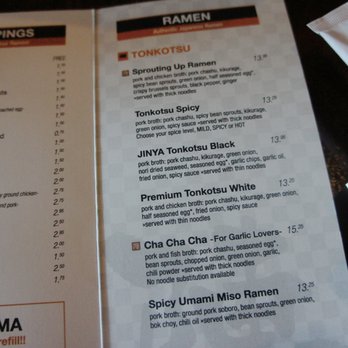 JINYA Ramen Bar - Calgary - Menu (ramen) - Ramen Near Me - Calgary, Alberta JINYA Ramen Bar - Calgary - Menu (ramen) - Ramen Near Me - Calgary, Alberta